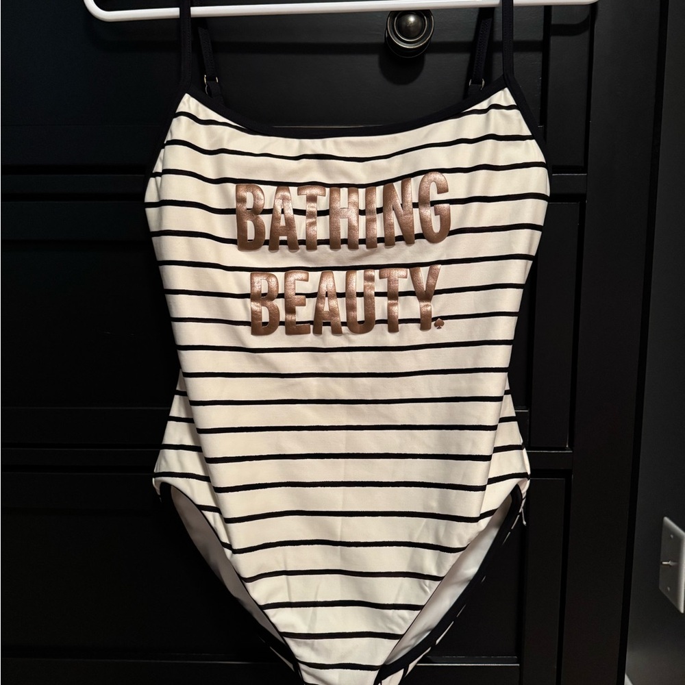 Kate Spade ♠️ Black and White Swimsuit